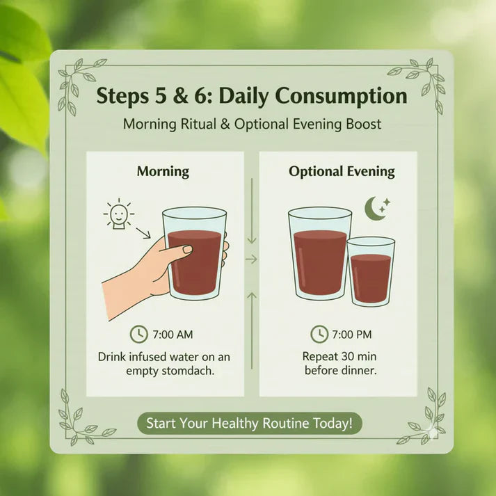 Sugar Balance Vijaysar Wood Glass